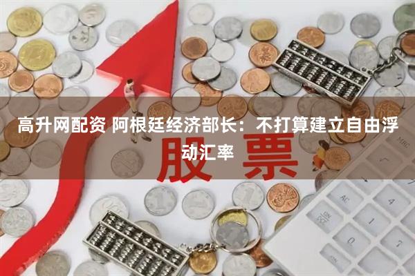 高升网配资 阿根廷经济部长：不打算建立自由浮动汇率